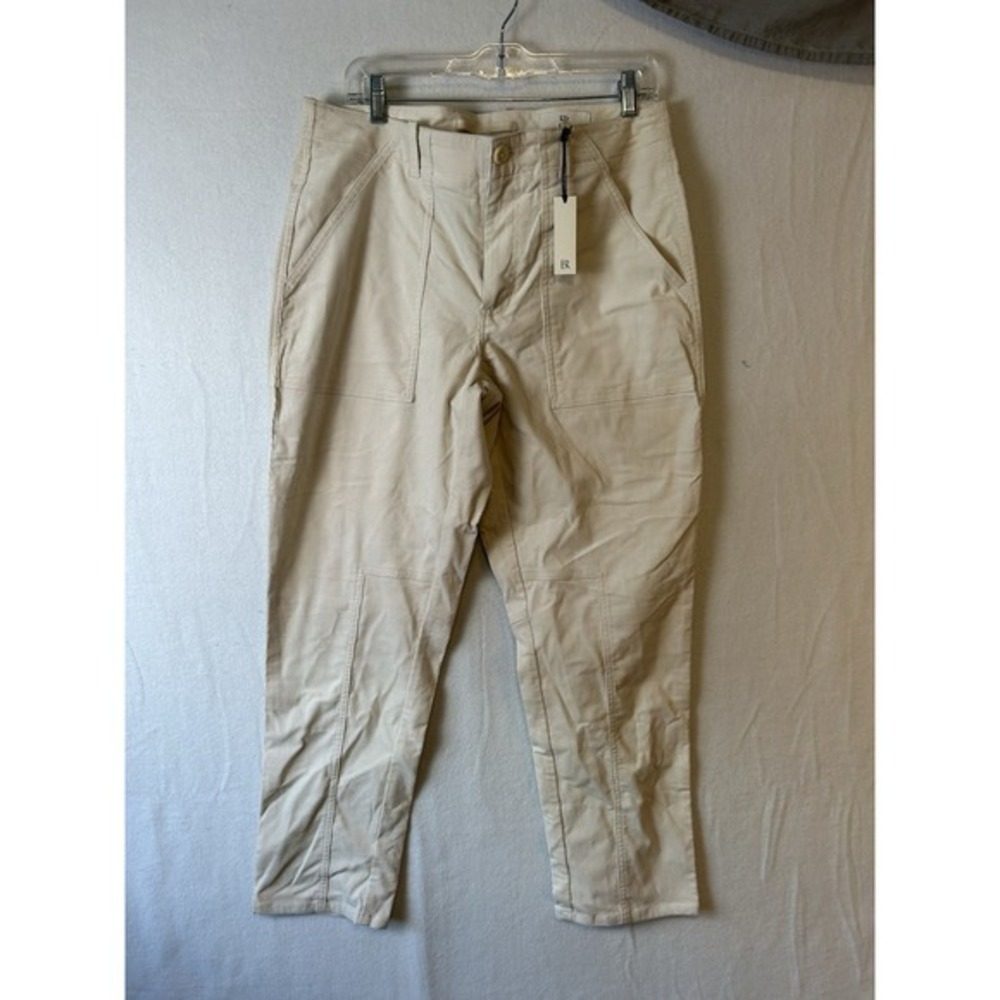 NWT Womans Corduray Size 12 Crème Bannana Republic Pants $110 Retail #1338